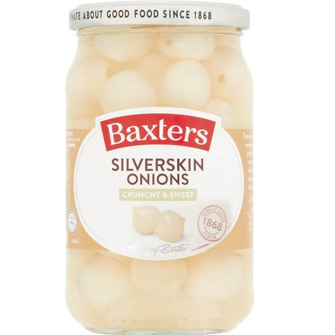 Baxters Crunchy Sweet Silverskin Onions (CASE OF 6 x 440g)