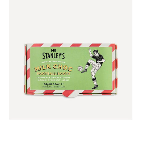 Mr Stanleys Milk Chocolate Football Boots (CASE OF 10 x 24g)