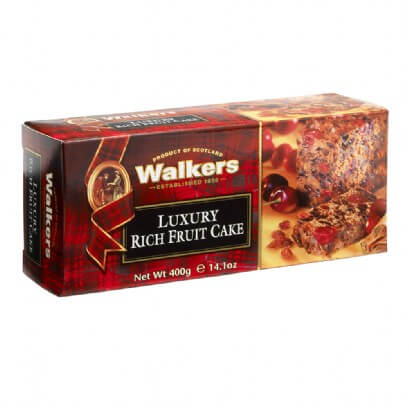 Walkers Rich Fruit Slab Cake (CASE OF 12 x 400g)