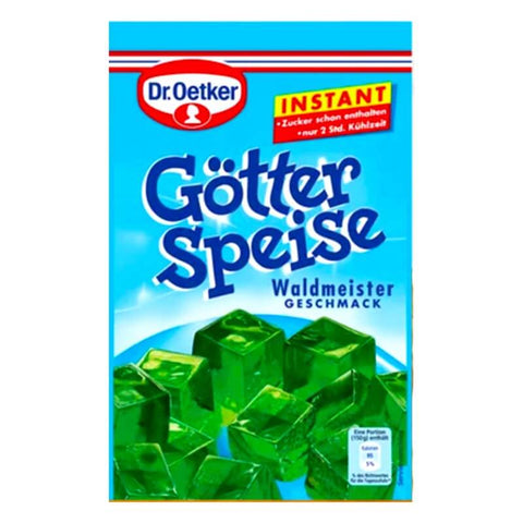Dr Oetker Jello Waldmeister Woodruff Jelly (CASE OF 8 x 100g)