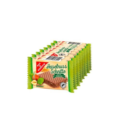 Gut and Gunstig Haselnuss Wafers (CASE OF 18 x 167g)