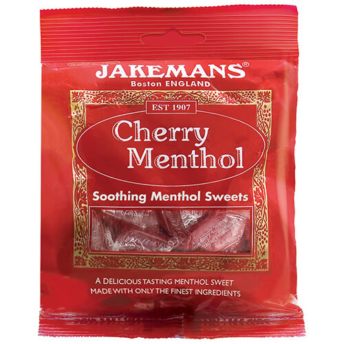 Jakemans Cherry Menthol (CASE OF 12 x 73g)