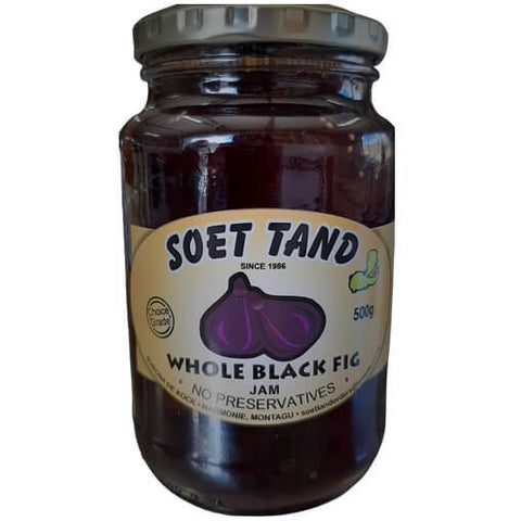 Soet Tand Whole Black Figs (Jar) (CASE OF 12 x 500g)