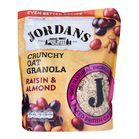 Jordans Crunchy Oat Granola - Rasin and Almond (CASE OF 4 x 750g)