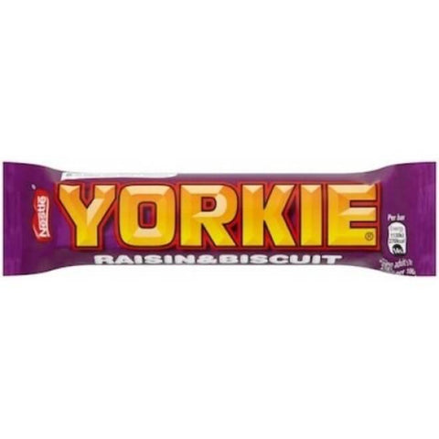 Nestle Yorkie Raisin and Biscuit  HEAT SENSITIVE ITEM. PLEASE ADD ITEM 122942 TO THE ORDER TO TRY TO PROTECT CHOCOLATES FROM HEAT DAMAGE. (CASE OF 24 x 44g)