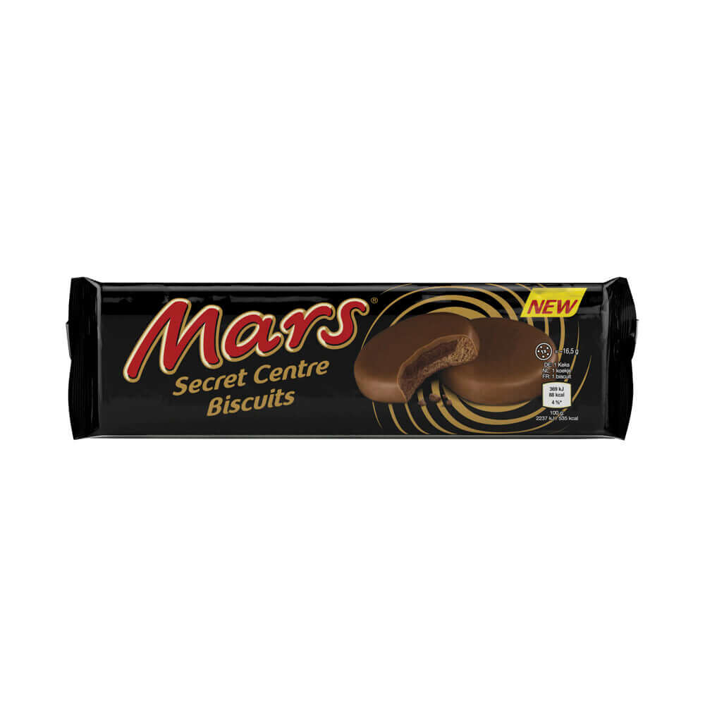 Mars Secret Centre Biscuits  HEAT SENSITIVE ITEM. PLEASE ADD ITEM 122942 TO THE ORDER TO TRY TO PROTECT CHOCOLATES FROM HEAT DAMAGE. (CASE OF 12 x 132g)