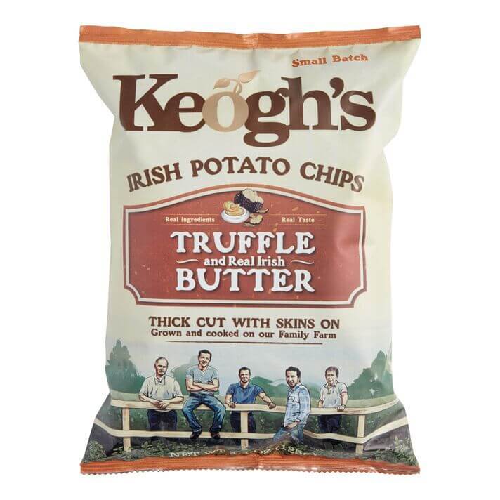 Keoghs Truffle Butter Thick Cut with Skins (CASE OF 28 x 40g)