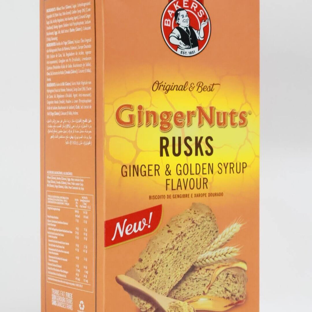 Bakers Ginger Nuts Rusks (CASE OF 12 x 450g)