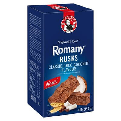 Bakers Romany Creams Rusks (CASE OF 12 x 450g)