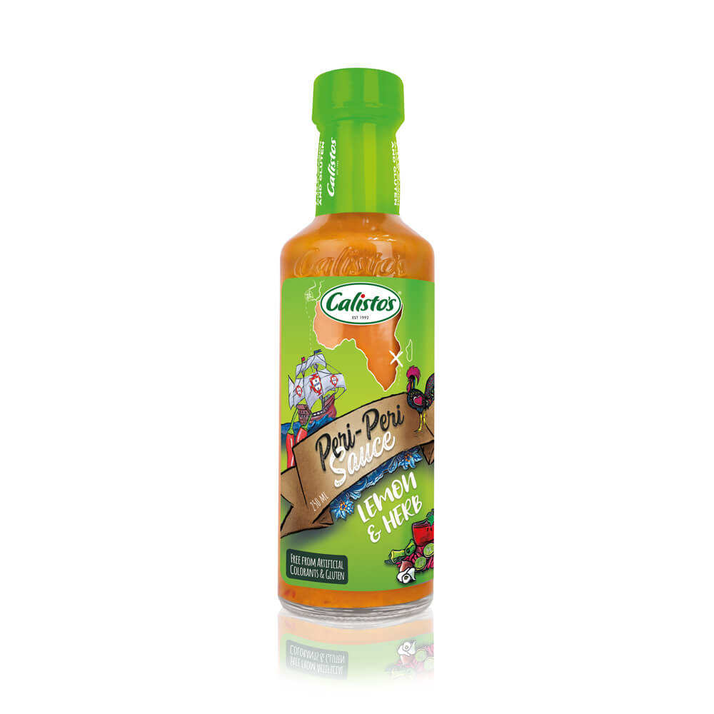 Calistos Peri Lemon and Herb Sauce Tall  (CASE OF 6 x 250ml)