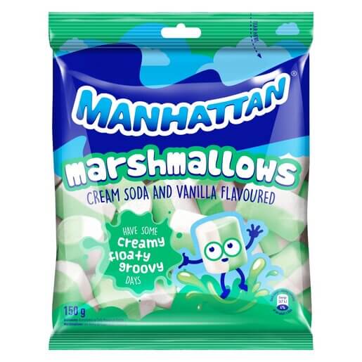 Manhattan Creamsoda and Vanilla Mallows (CASE OF 24 x 150g)