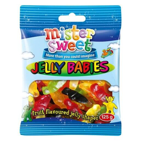 Mr Sweet Prepacks Jelly Babies (CASE OF 30 x 125g)