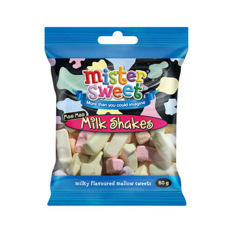 Mr Sweet Prepacks Moo Moo Milkshakes (CASE OF 30 x 125g)