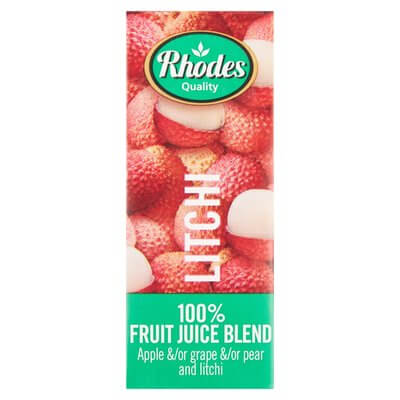 Rhodes Litchi Fruit Jiuce (CASE OF 24 x 200ml)