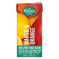 Rhodes Mango and Orange Fruit Juice (CASE OF 24 x 200ml)