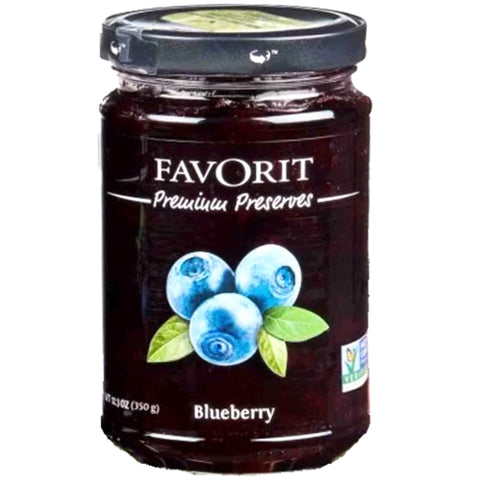 Favorit Premium Preserves Blueberry (CASE OF 6 x 350g)