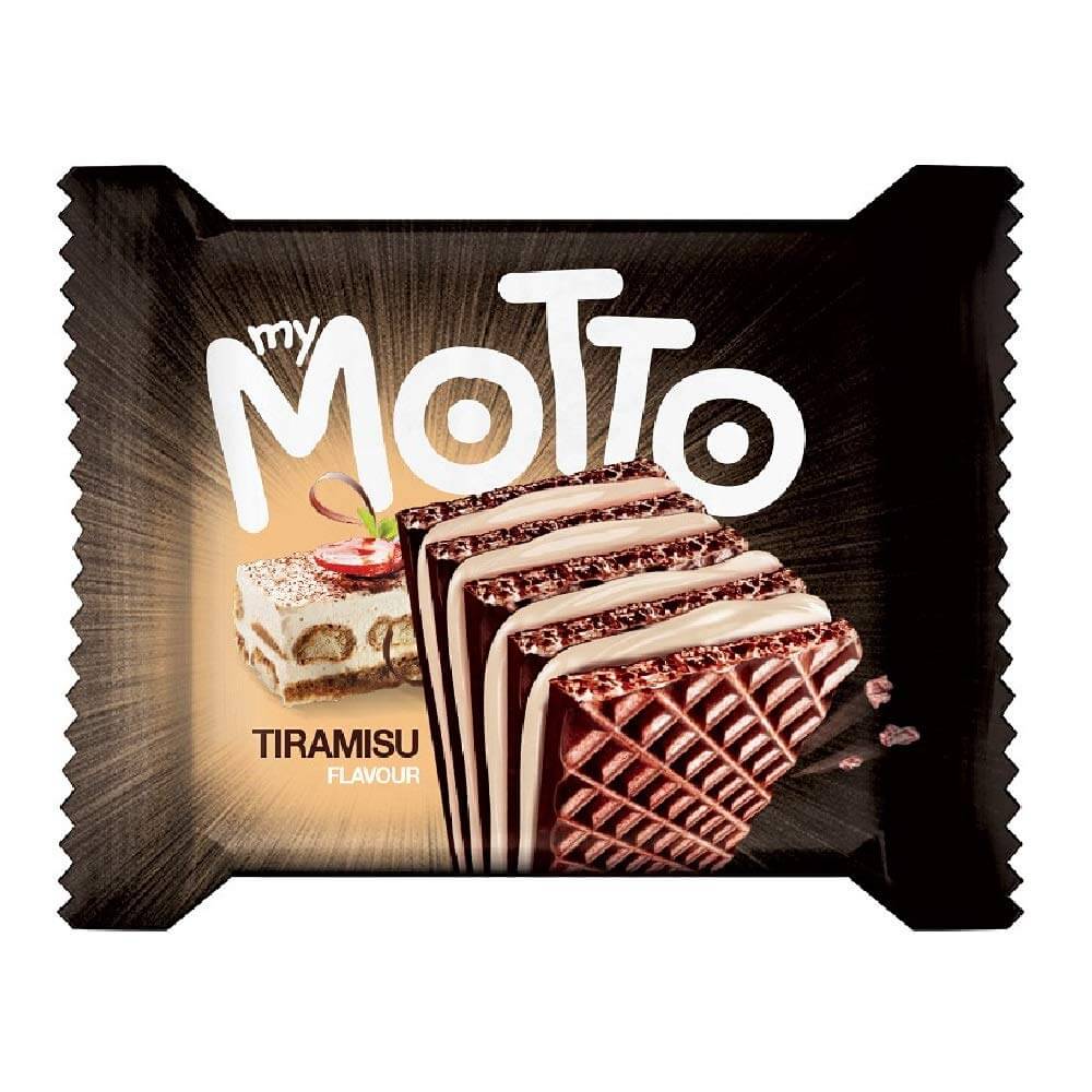 My Motto Motto 3 Pack Tiramisu Wafers (CASE OF 10 x 102g)