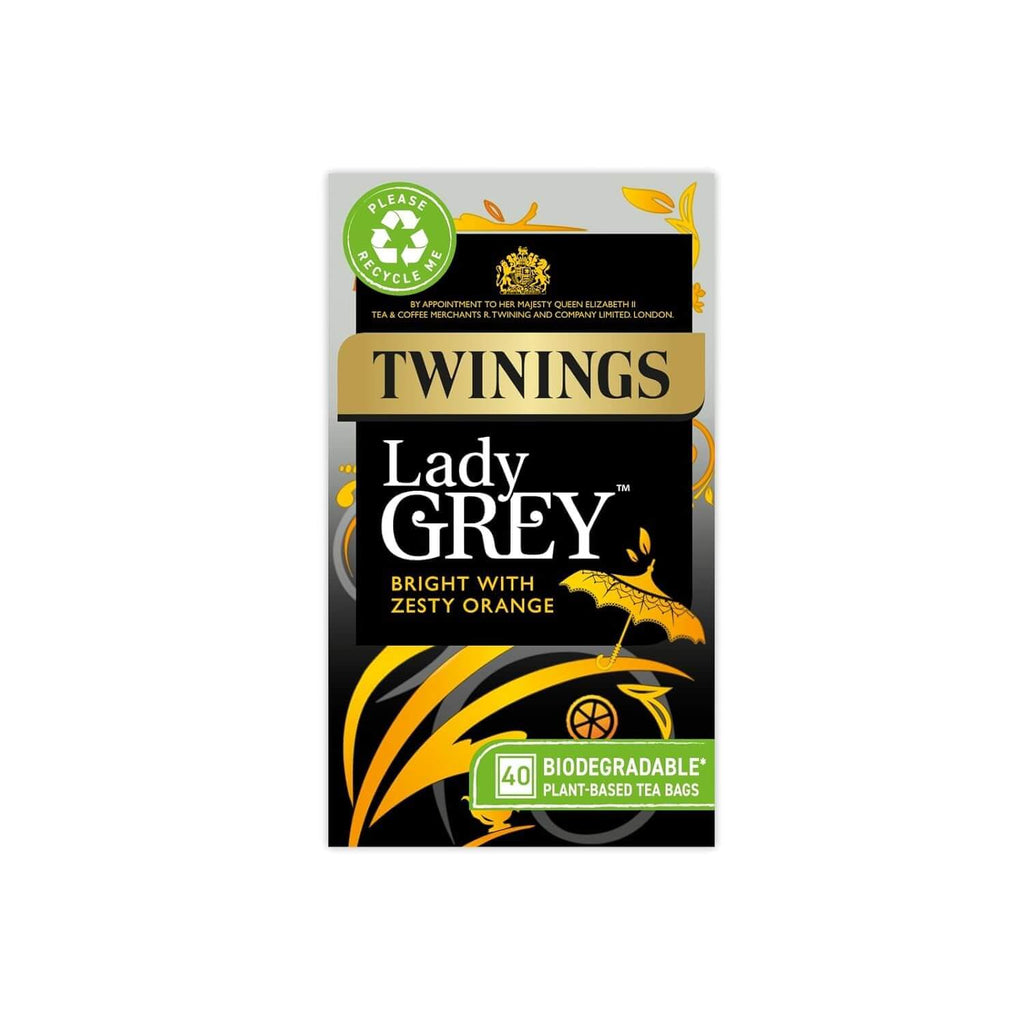 Twinings Lady Grey (Pack of 40 Tea Bags) (CASE OF 4 x 100g)
