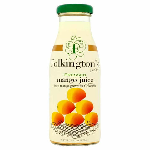 Folkingtons Mango Nectar Glass Bottle (CASE OF 12 x 250ml)