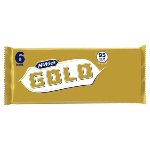 Mcvities Gold Bars 7pack  HEAT SENSITIVE ITEM. PLEASE ADD ITEM 122942 TO THE ORDER TO TRY TO PROTECT CHOCOLATES FROM HEAT DAMAGE. (CASE OF 24 x 124g)