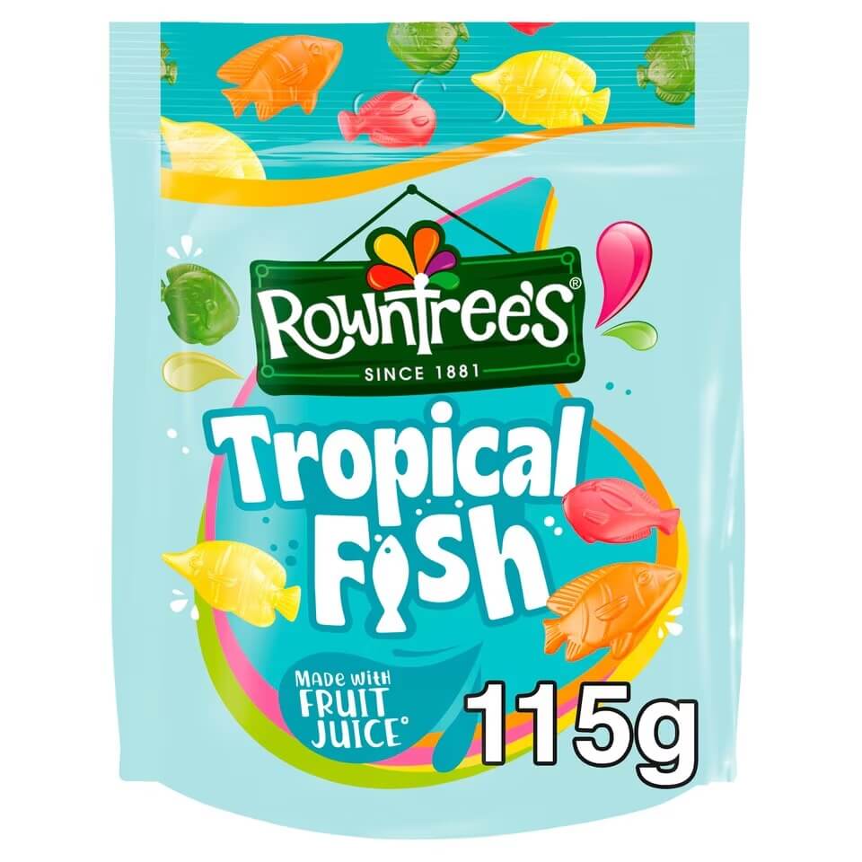 Nestle Rowntrees Tropical Fish Pouch (CASE OF 10 x 115g)