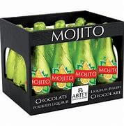 Abtey Mojito Cocktail Filled Chocolates 12 Bottle Crate Box (CASE OF 24 x 108g)