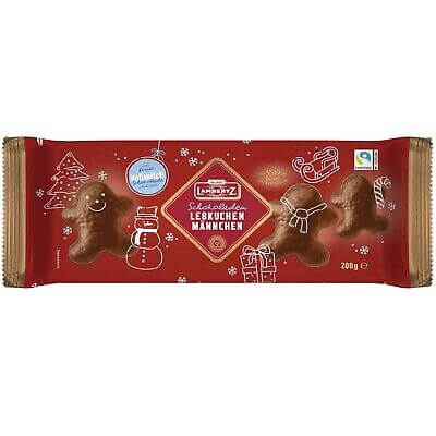 Lambertz Milk Chocolate Gingerbread Men (CASE OF 12 x 200g)