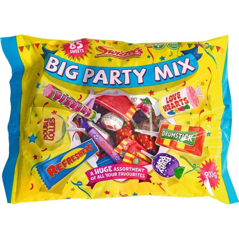Swizzels Matlow Big Party Mix Bag (CASE OF 6 x 900g)
