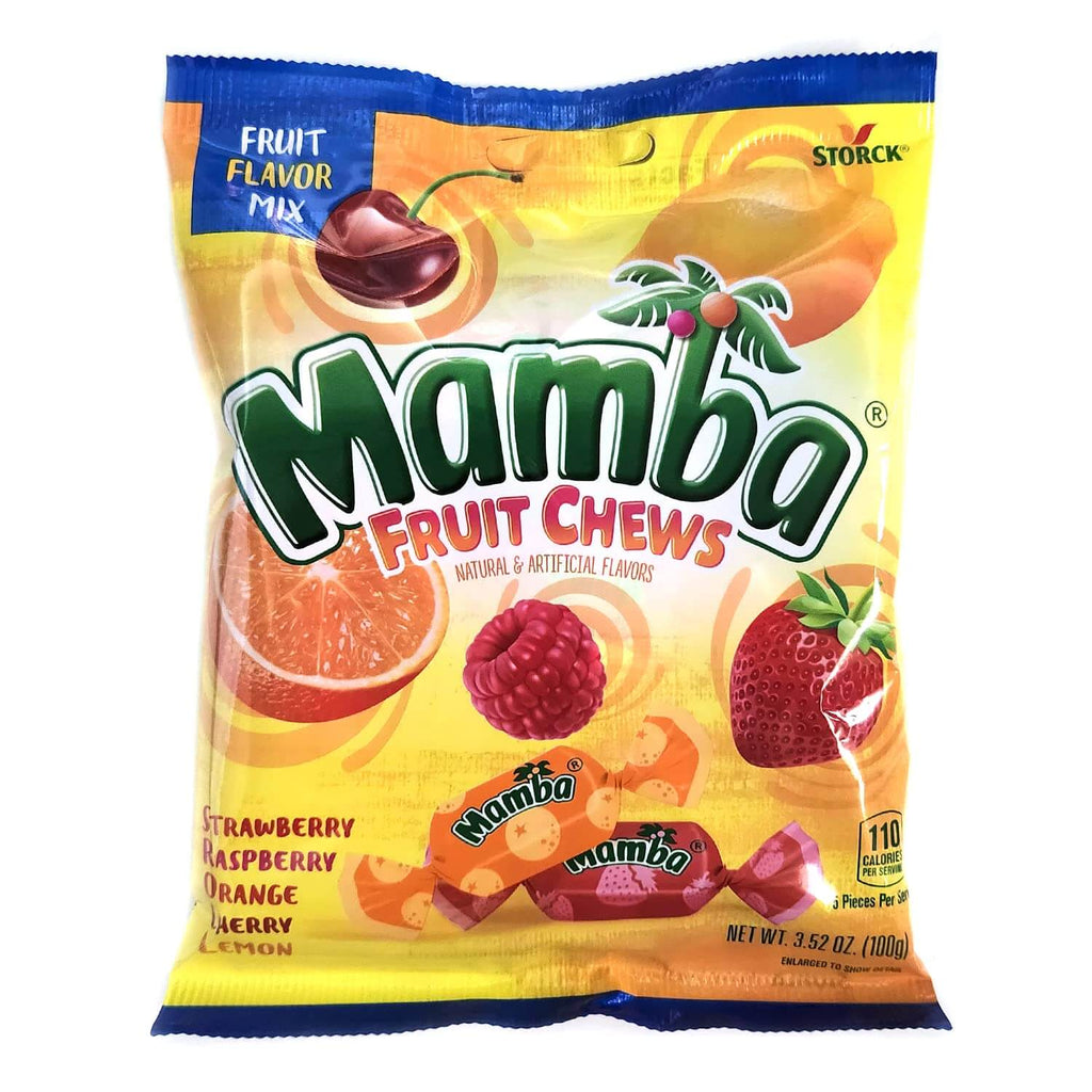 Mamba Fruit Chews Bag (CASE OF 12 x 100g)