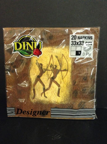 Dinu Designer Napkins Khoi San (CASE OF 12 x 115g)