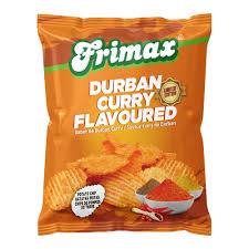 Frimax Potato Chips Durban Curry Bag Limited Edition (CASE OF 24 x 125g)