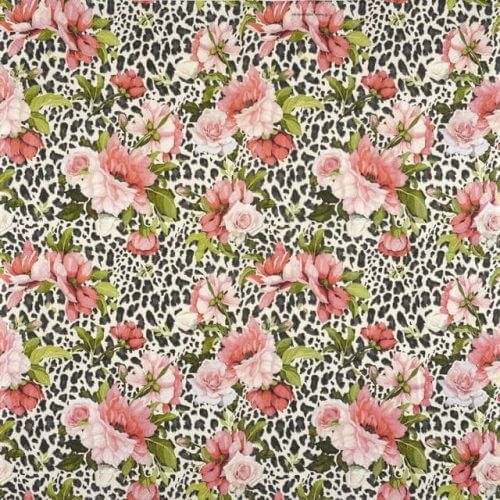 Robas Napkins Roses On Leopard Print (CASE OF 12 x 115g)