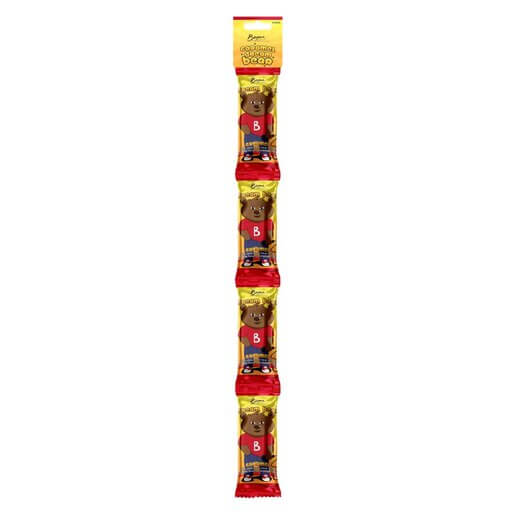Beyers Caramel Bear Strip  HEAT SENSITIVE ITEM. PLEASE ADD ITEM 122942 TO THE ORDER TO TRY TO PROTECT CHOCOLATES FROM HEAT DAMAGE. (CASE OF 12 x 80g)