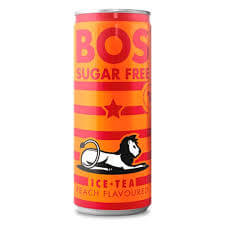 Bos Ice Tea Peach Sugar Free (CASE OF 24 x 300ml)