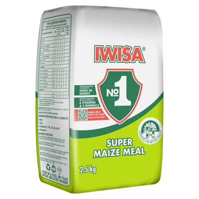 Iwisa Maize Meal (CASE OF 8 x 2.5kg)