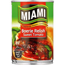 Miami Boerie Relish Sweet Tomato Can (CASE OF 12 x 450g)
