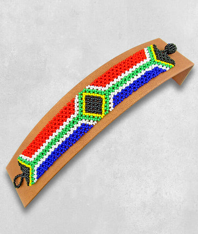 African Hut Heritage Day Beaded SA Flag Bracelet (CASE OF 1 x 35g)