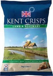 Kent Lamb and Rosemary Crisps (CASE OF 20 x 40g)