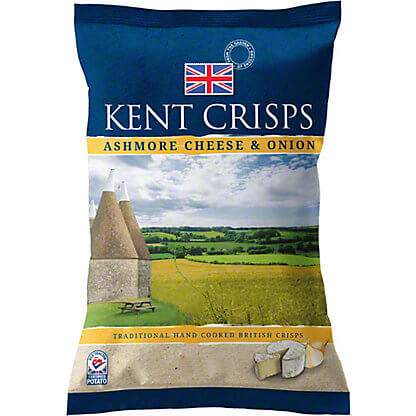 Kent Ashmore Cheese and Onion Crisps (CASE OF 20 x 40g)