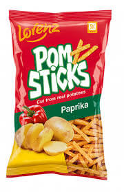 Lorenz Pomsticks Paprika (CASE OF 14 x 85g)