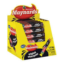 Maynards Wine Gums Rolls CASE OF 36X40g (CASE OF 1 x 1.44kg)