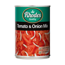 Rhodes Tomato and Onion Mix Can (CASE OF 12 x 410g)