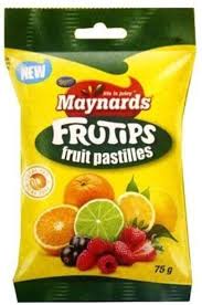 Maynards Frutips Fruit Pastilles (CASE OF 24 x 60g)