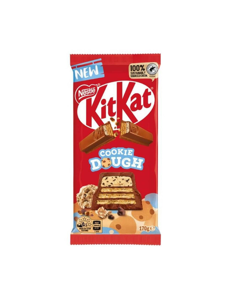 Nestle Kit Kat Cookie Dough Chocolate Bar HEAT SENSITIVE ITEM. PLEASE ADD ITEM 122942 TO THE ORDER TO TRY TO PROTECT CHOCOLATES FROM HEAT DAMAGE (CASE OF 13 x 170g)
