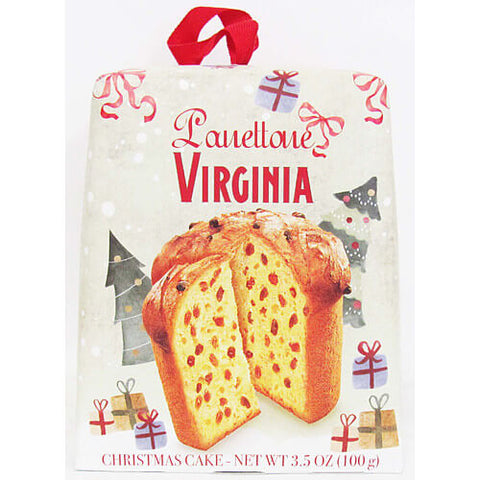 Amaretti Virginia Mini Festive Panettone   (CASE OF 12 x 100g)