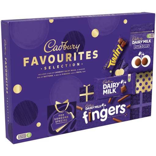 Cadbury Favourites Selection Box (CASE OF 7 x 351g)
