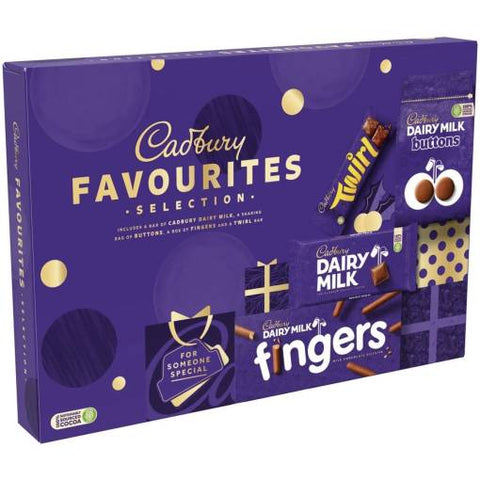 Cadbury Favourites Selection Box (CASE OF 7 x 351g)
