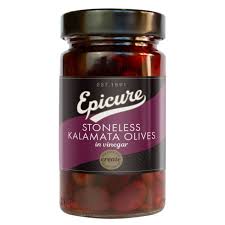 Epicure Stoneless Kalamata Olives (CASE OF 6 x 295g)