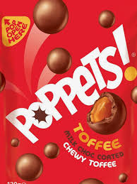 Paynes Poppets Toffee Pouch (CASE OF 9 x 100g)