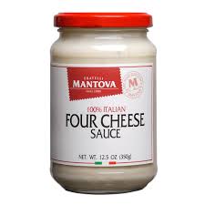 Mantova Four Cheese Sauce Jar (CASE OF 6 x 350g)